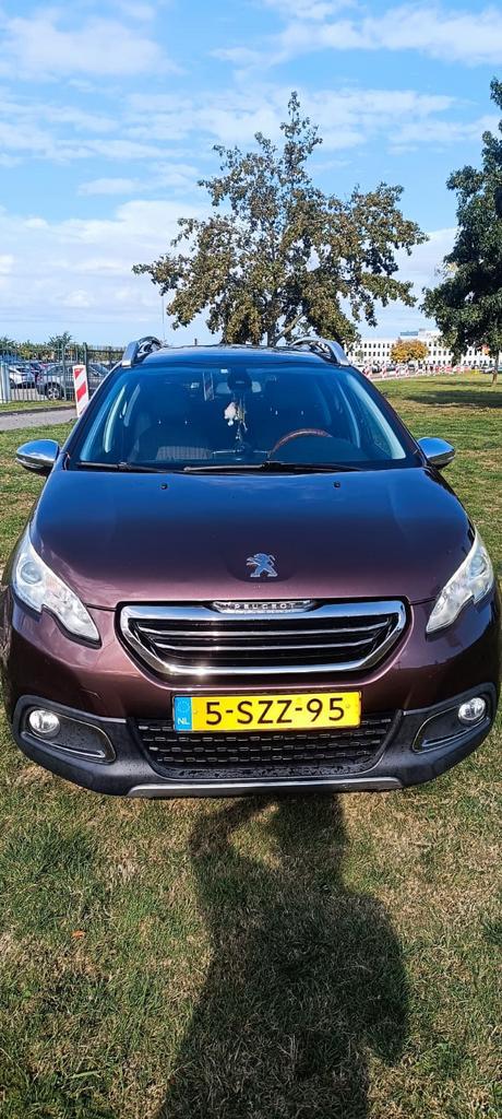 Peugeot 2008 1.2 E-vti 60KW Etg5 2014 Bruin, Auto's, Peugeot, Particulier, ABS, Adaptieve lichten, Airbags, Airconditioning, Alarm