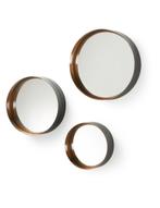 Kave Home Wilton Spiegels - Set van 3, Ophalen, Minder dan 50 cm, Rond, Zo goed als nieuw