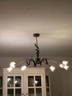 Mooie Hanglamp met glazen kapjes, Huis en Inrichting, Lampen | Hanglampen, Ophalen of Verzenden, Zo goed als nieuw, Glas, 50 tot 75 cm