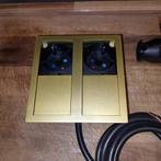 Inbouw stopcontacten goudkleurig.
Helemaal nieuw in doos., Huis en Inrichting, Keuken | Keukenbenodigdheden, Ophalen, Nieuw