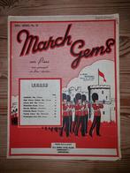 Vintage bladmuziek: March Gems, Muziek en Instrumenten, Accordeon, Gebruikt, Ophalen of Verzenden