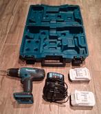 Makita DF457D accuboormachine 18V – 2 accu’s + lader, Doe-het-zelf en Verbouw, Ophalen of Verzenden, Gebruikt, Boor- en Schroefmachine