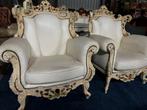 Barok fauteuils, set van 2 met bankstel, Ophalen