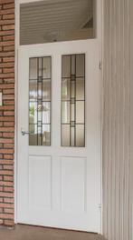 Kamerdeur met glas, Doe-het-zelf en Verbouw, Deuren en Horren, Minder dan 80 cm, Binnendeur, Ophalen of Verzenden, 200 tot 215 cm