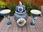 Delft’s blauw 3 delig kastatel Boch, Antiek en Kunst, Ophalen