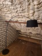 Booglamp Zwart met Kap, Huis en Inrichting, Ophalen, Gebruikt, Metaal, Modern