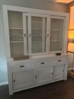 Houten buffetkast die een laagje verf nodig heeft, Huis en Inrichting, Kasten | Buffetkasten, Ophalen, Gebruikt, 200 cm of meer