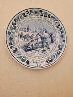 3 Delfts blauwe bordjes, Antiek en Kunst, Ophalen of Verzenden