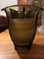 Vintage glazen vaas Walther glas, Antiek en Kunst, Antiek | Glas en Kristal, Ophalen of Verzenden