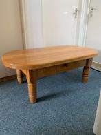 Blank eiken salontafel, Ophalen, Gebruikt, 100 tot 150 cm, Eikenhout