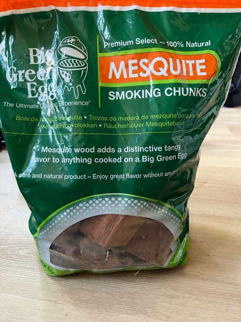 Big Green Egg Mesquite Rookhout 9L, Ophalen of Verzenden, Nieuw