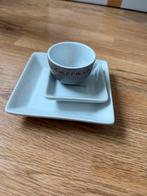 Ontbijt Servies Setje, Huis en Inrichting, Keuken | Servies, Gebruikt, Keramiek, Ophalen of Verzenden, Effen