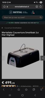 Martellato Chocolade Smeltbak 3,6L - Perfecte Temperatuur!, Ophalen of Verzenden, Nieuw in verpakking, Bakkerij en Slagerij