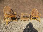 Vintage rotan stoel lounge fauteuil design mid century Rohe?, Huis en Inrichting, Woonaccessoires | Overige, Gebruikt, Ophalen