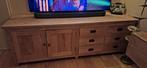 Teakhouten tv meubel 180x50x60, Ophalen, 150 tot 200 cm, Teakhout, Zo goed als nieuw