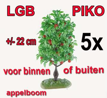 LGB - PIKO 5 stuks bomen schaal G 1:25 beschikbaar voor biedingen