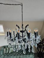 2x Kroonluchter Clayre & Eef Ø 75x55 cm, Huis en Inrichting, Lampen | Kroonluchters, Ophalen, Gebruikt, Glas