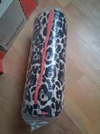 Dekbed met vaste overtrek panter print/roze (240 x 220 cm), Ophalen, Overige kleuren, Tweepersoons, Deken of Dekbed