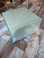 Leuke nette salontafel met wieltjes, 50 tot 100 cm, 50 tot 75 cm, Vierkant, Disign