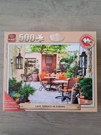 King Cafe Terrace In Europa puzzel (Grote stukken), Ophalen of Verzenden, 500 t/m 1500 stukjes, Zo goed als nieuw, Legpuzzel