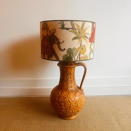 Keramiek lampvoet vloerlamp vintage West Germany, Huis en Inrichting, Lampen | Tafellampen, Ophalen