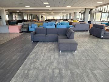 ️ GEREINIGD hoekbank antracietgrijs 255x245 | BEZORGEN beschikbaar voor biedingen