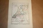 Antieke kaart - Vereenigde Nederlanden in 1648 - Witkamp, Gelezen, Voor 1800, Ophalen of Verzenden, Landkaart