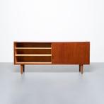 Vintage Deens Dressoir in teakhout, Huis en Inrichting, Kasten | Dressoirs, Ophalen, 150 tot 200 cm, Teakhout, Mid Century, Vintage, Deens Design, Scandinavisch