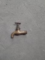 Vintage messing kraan, Ophalen of Verzenden, Gebruikt, Koper, Kraan