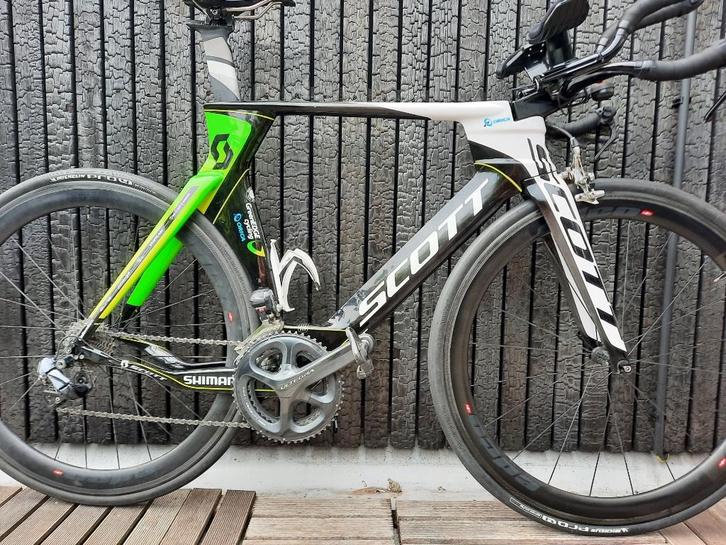 Scott Plasma triathlon / tijdritfiets, Fietsen en Brommers, Fietsen | Racefietsen, Zo goed als nieuw, Overige merken, Meer dan 20 versnellingen