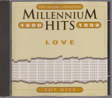 Millennium Hits 1990 - 1999 Love. Verzamelalbum. Pop. CD. beschikbaar voor biedingen