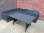 Mooie Wicker Tuinset met Tafel, Ophalen, 5 zitplaatsen, Gebruikt, Wicker