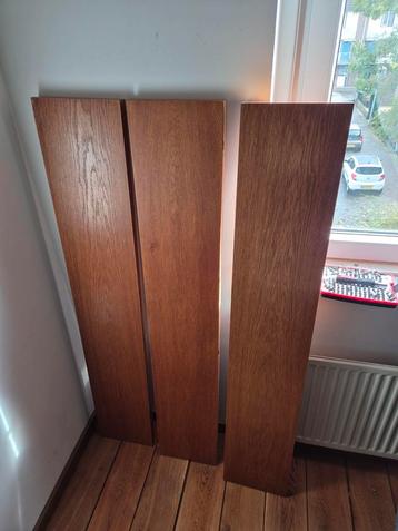 3 Houten Wandplanken - 141x25x4 cm beschikbaar voor biedingen