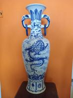 XL Grote Chinese Vaas keizerlijke draak en olifant handvat, Antiek en Kunst, Antiek | Porselein, Ophalen of Verzenden
