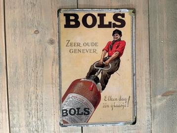 Reclamebord Bols Genever 20x30 beschikbaar voor biedingen