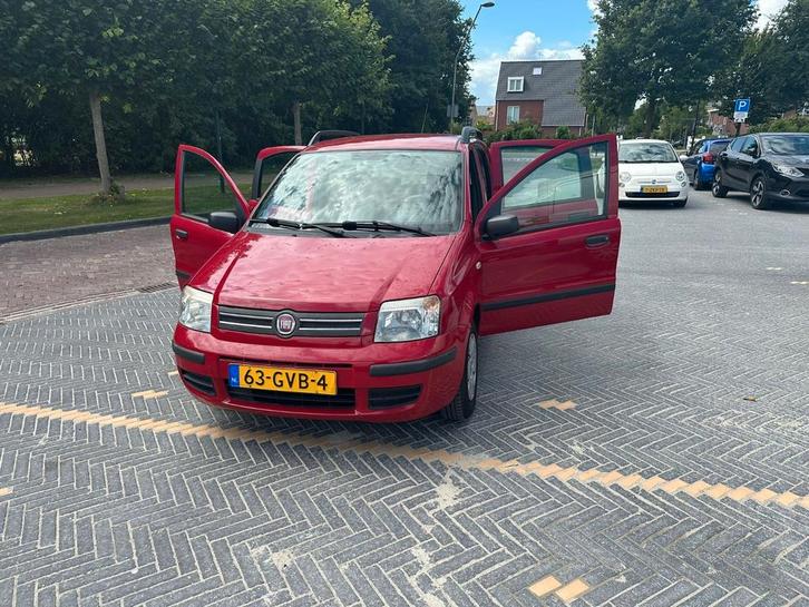 Fiat Panda 1.2 44KW 60PK 2008 Rood, Auto's, Fiat, Particulier, Panda, Benzine, B, Hatchback, Handgeschakeld, Origineel Nederlands