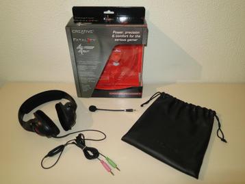 Creative Fatal1ty gaming headset (ongebruikte microfoon) beschikbaar voor biedingen