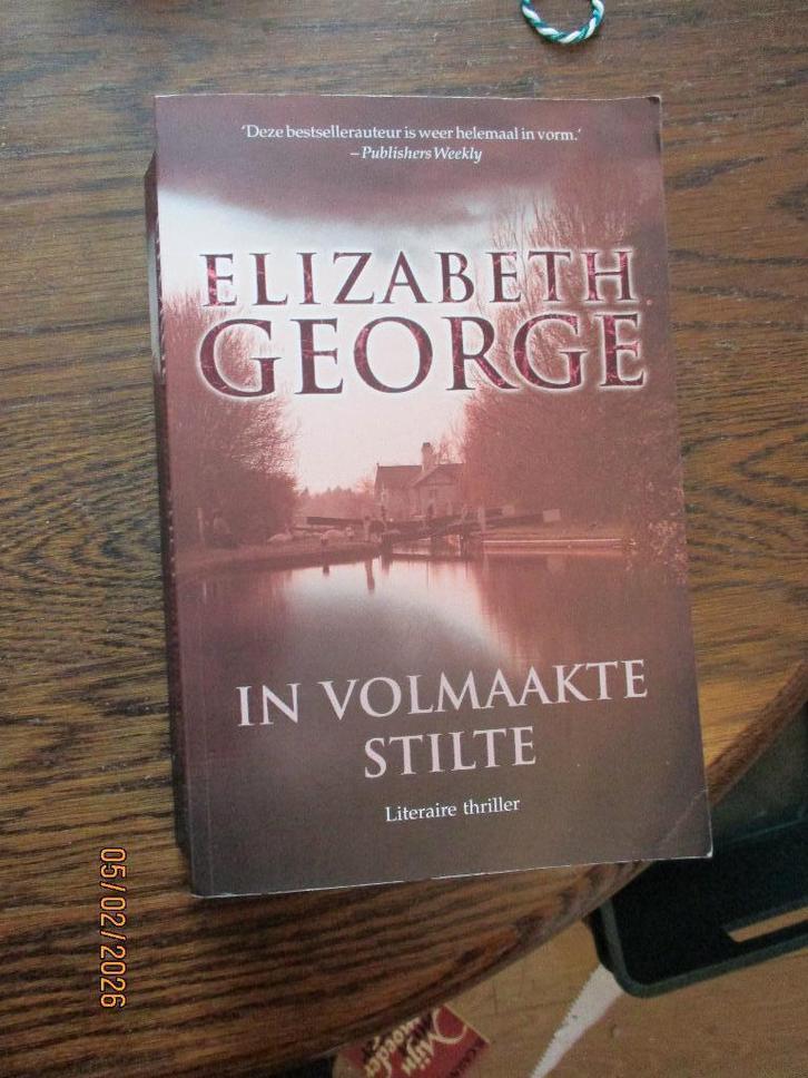 In volmaakte stilte  Elizabeth George 9789022987315 #, Boeken, Thrillers, Gelezen, Ophalen of Verzenden