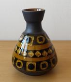 Dümler und Breiden Vaas - zwart/goud - vintage, Huis en Inrichting, Gebruikt, Zwart, Aardewerk of Porselein, Ophalen of Verzenden