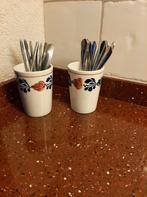 2 Boerenbont Lepelvaasjes, Ophalen of Verzenden