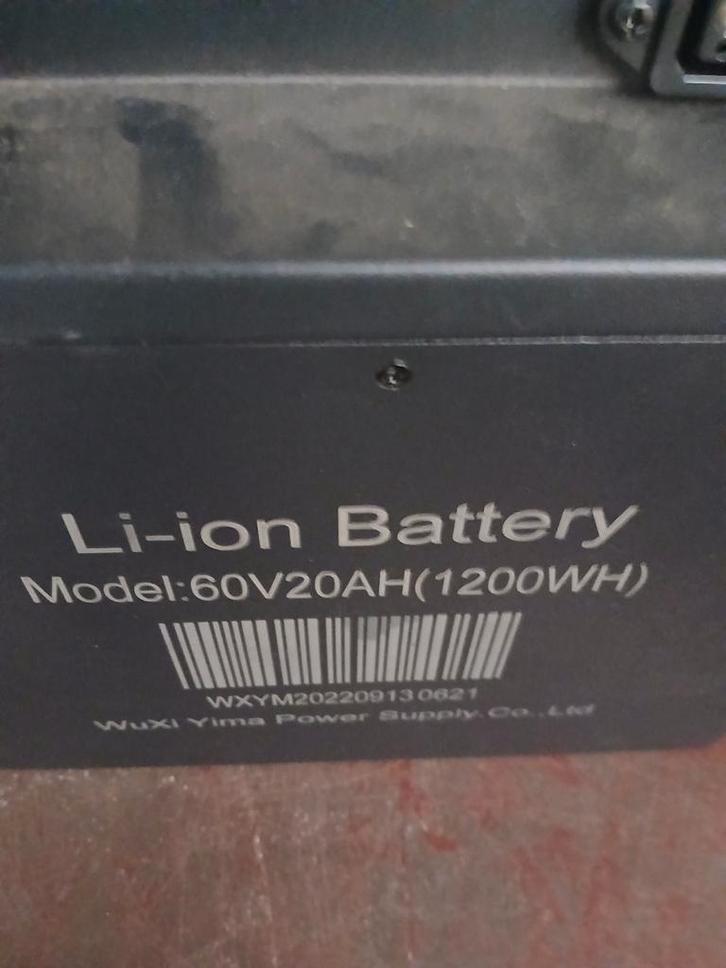 Lithium Accu Scootmobiel + Lader - 40km Bereik, Diversen, Brommobielen en Scootmobielen, Ophalen