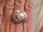 **SALE** unieke ring ongeveer maat 18 (0.50 eurocent), Sieraden, Tassen en Uiterlijk, Oorbellen, Ophalen of Verzenden, Zo goed als nieuw