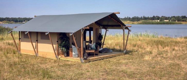 Comet 20 Safaritent – Luxe Glamping Tent, Nieuw/Ongemonteerd, Caravans en Kamperen, Tenten, tot en met 4, Nieuw, Ophalen of Verzenden