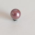 Zilverkleurige Melano twisted parel burgundy, Sieraden, Tassen en Uiterlijk, Bedels, Verzenden
