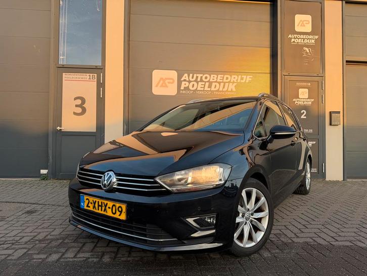Volkswagen Golf Sportsvan 1.4 TSI 92KW DSG 2014 Zwart Nap, Auto's, Volkswagen, Bedrijf, Golf Sportsvan, ABS, Airbags, Airconditioning