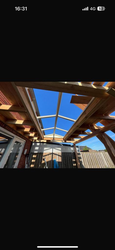 LICHTSTRAAT ZADELDAK DAKLICHT LICHTKOEPEL ONDERHOUDSARM, Tuin en Terras, Overkappingen, Zo goed als nieuw, Veranda, Ophalen of Verzenden