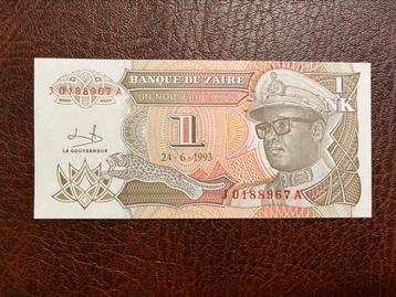 Zaire een likuta 1993 UNC beschikbaar voor biedingen