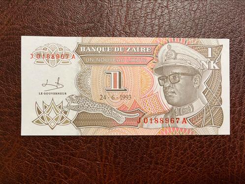 Zaire een likuta 1993 UNC, Postzegels en Munten, Bankbiljetten | Afrika, Overige landen, Ophalen of Verzenden