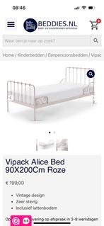 Leuk meisjesbed incl lattenbodem en matras, Kinderen en Baby's, Kinderkamer | Bedden, Ophalen, 85 tot 100 cm, Zo goed als nieuw