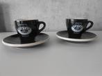 2 Tiktak Espresso kopjes & schotels 140 cc, Ophalen, Zo goed als nieuw, Overige stijlen, Kop(pen) en/of Schotel(s)